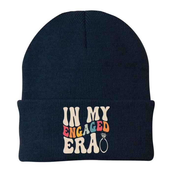 Funny Engagement Fiance In My Engaged Era Bachelorette Party Knit Cap Winter Beanie