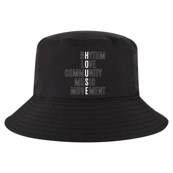 For EDM Fan Raver House Rhythm Love Music Cool Comfort Performance Bucket Hat