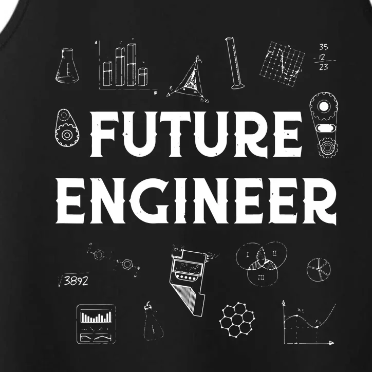 Future Engineer Funny Men Women Engineering Student Gifts Performance Tank