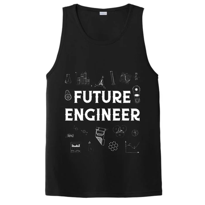 Future Engineer Funny Men Women Engineering Student Gifts Performance Tank