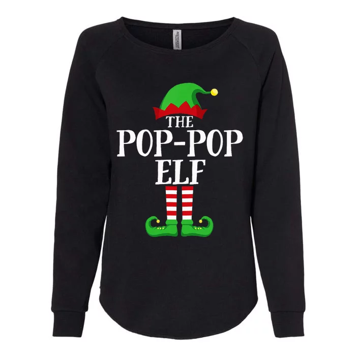 Festive Elf Family Christmas Pajama Set Womens California Wash Sweatshirt