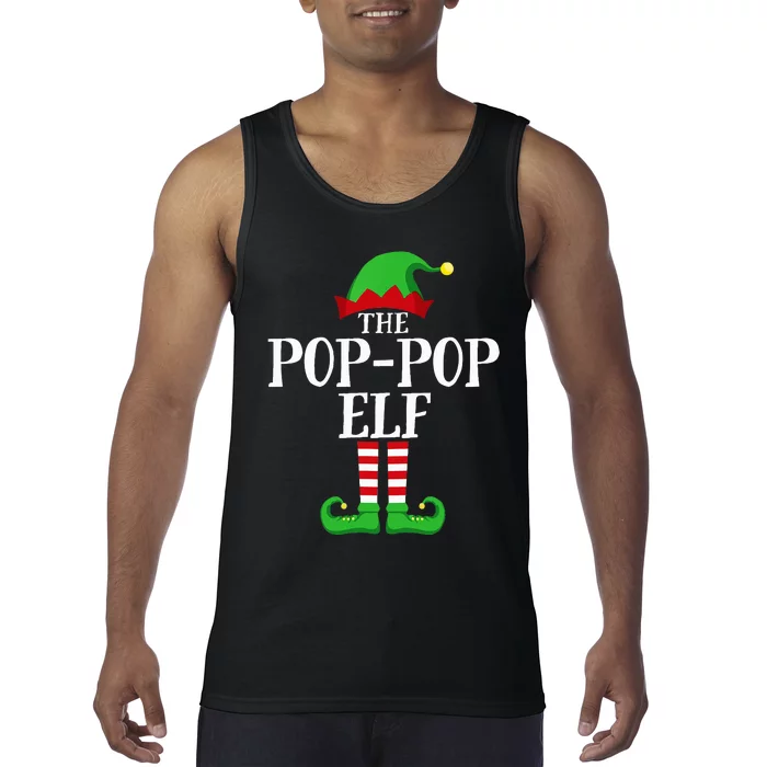 Festive Elf Family Christmas Pajama Set Tank Top