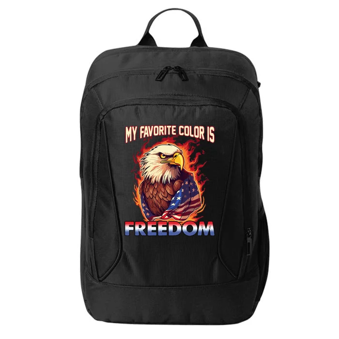 Freedom Eagle Flag Patriotic USA Pride City Backpack