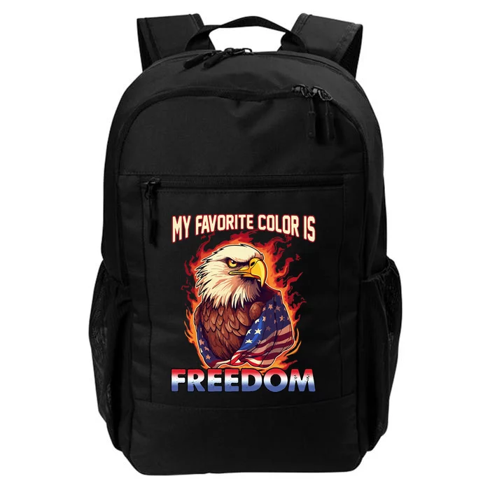 Freedom Eagle Flag Patriotic USA Pride Daily Commute Backpack