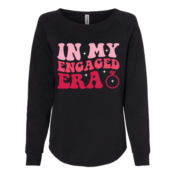 Funny Engagement Fiance In My Engaged Era Bachelorette Party Womens California Wash Sweatshirt