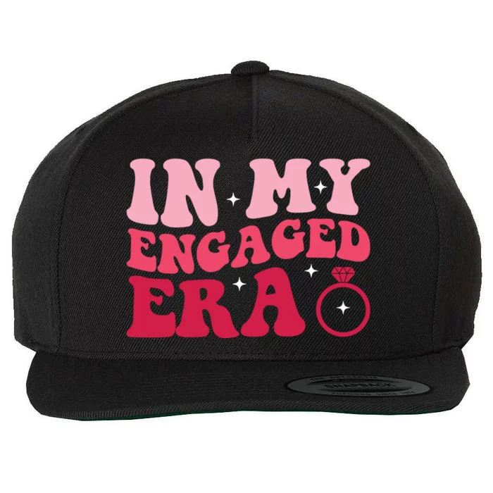 Funny Engagement Fiance In My Engaged Era Bachelorette Party Wool Snapback Cap