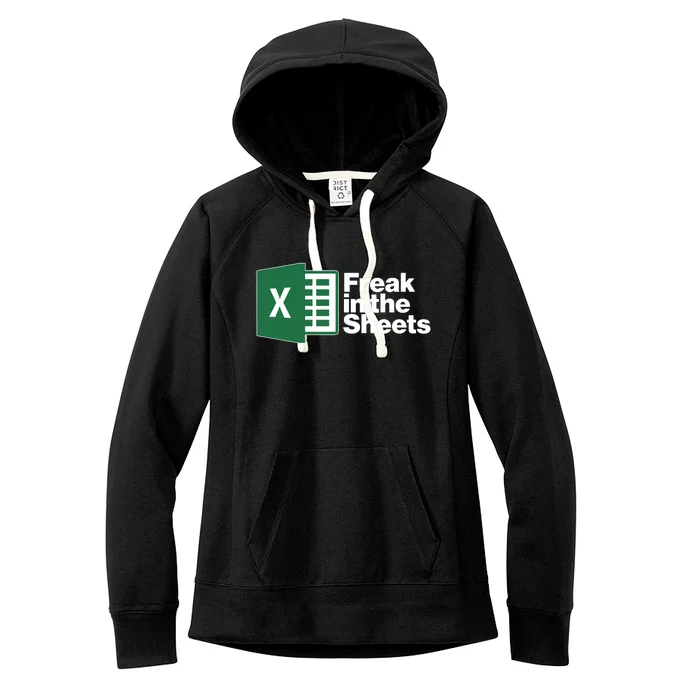 Funny Excel Freak In The Sheets Women's Fleece Hoodie