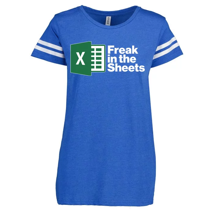 Funny Excel Freak In The Sheets Enza Ladies Jersey Football T-Shirt