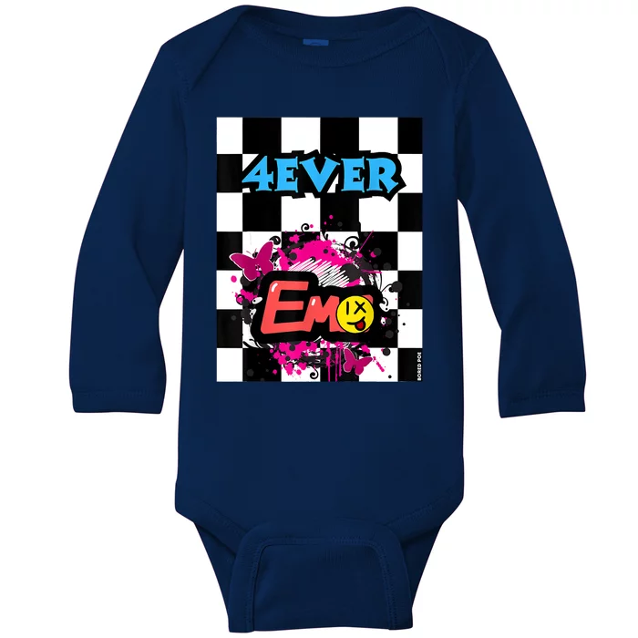 Forever Emo Baby Long Sleeve Bodysuit