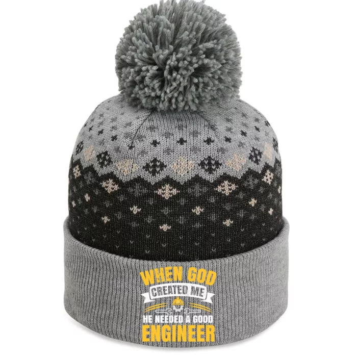 Funny Engineering The Baniff Cuffed Pom Beanie