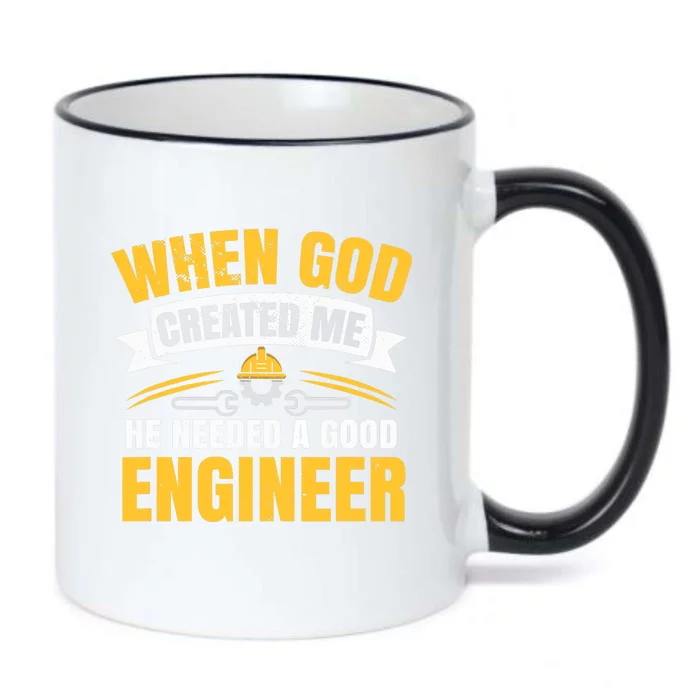 Funny Engineering Black Color Changing Mug