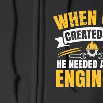 Funny Engineering Full Zip Hoodie