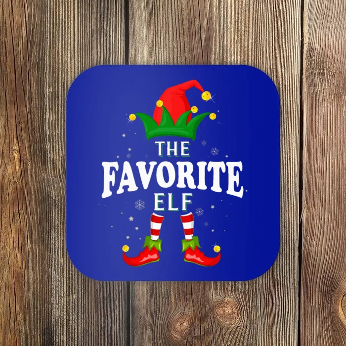 Festive Elf Family Matching Christmas Pajama Set Coaster