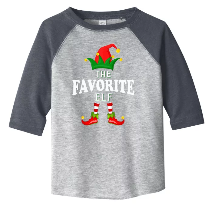 Festive Elf Family Matching Christmas Pajama Set Toddler Fine Jersey T-Shirt