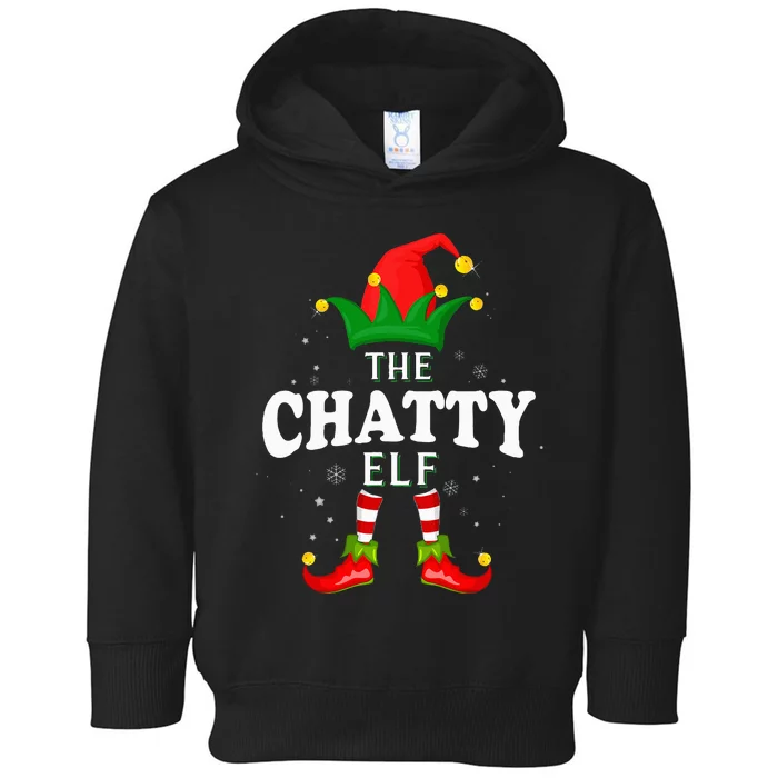 Festive Elf Family Matching Christmas Pajama Set Toddler Hoodie