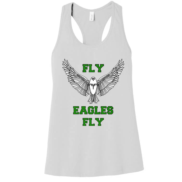 Fly Eagles Fly Philadelphia Women's Racerback Tank