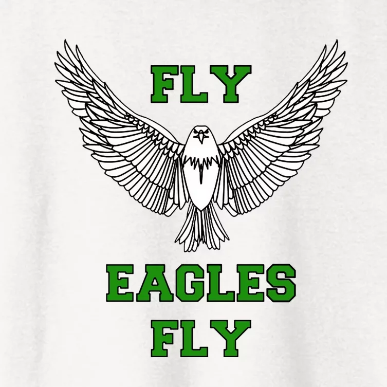 Fly Eagles Fly Philadelphia Women's Crop Top Tee