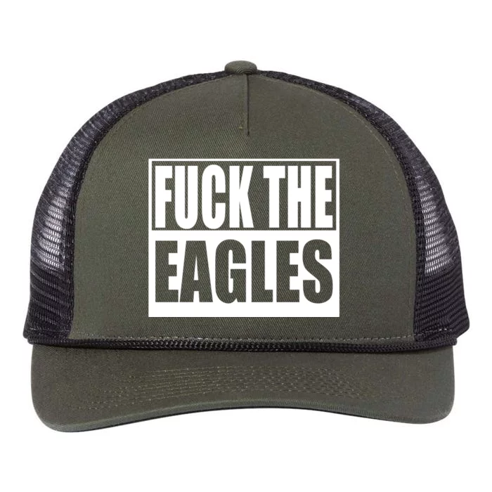 Fuck Eagles Retro Rope Trucker Hat Cap