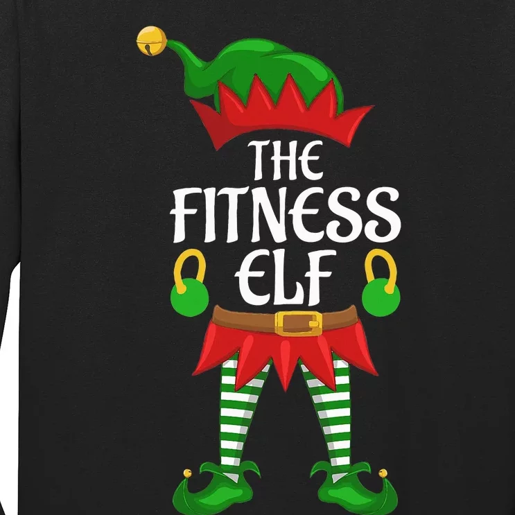 Fitness Elf Family Matching Group Christmas Party Long Sleeve Shirt