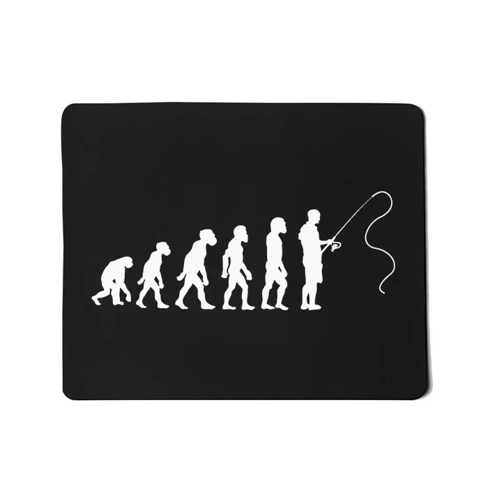 Fisherman Evolution Funny Fisher Fishing Lovers Mousepad