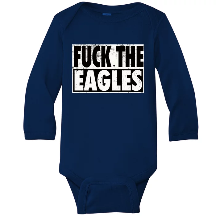 Fuck Eagles Baby Long Sleeve Bodysuit