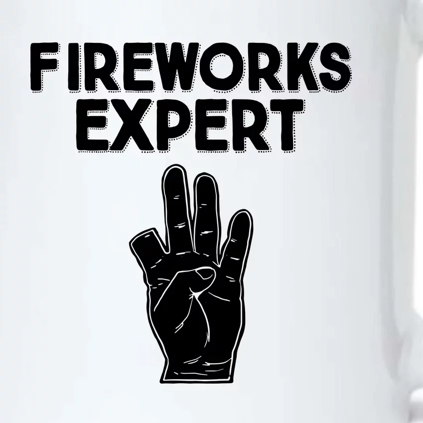 Fireworks Expert Black Color Changing Mug