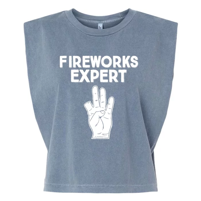 Fireworks Expert Garment-Dyed Women's Muscle Tee