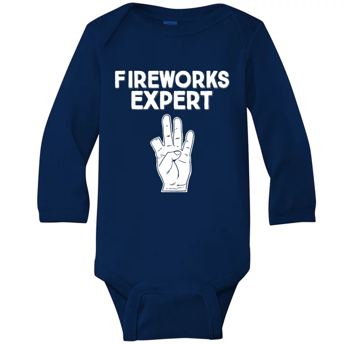 Fireworks Expert Baby Long Sleeve Bodysuit