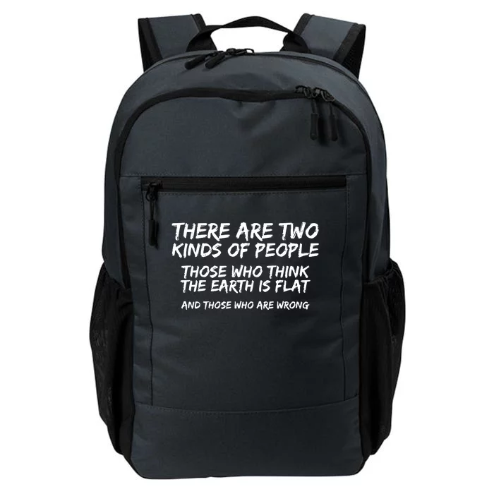 Flat Earth Flat Earth Society Daily Commute Backpack