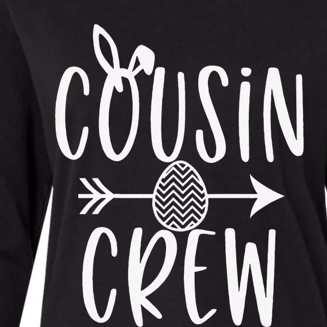 Funny Easter Gift For Cousin Cousin Crew Womens Cotton Relaxed Long Sleeve T-Shirt