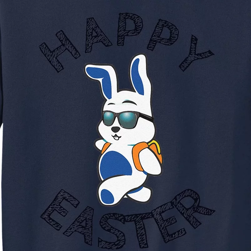 Funny Easter Gifts Top Bunny Happy Tall Sweatshirt