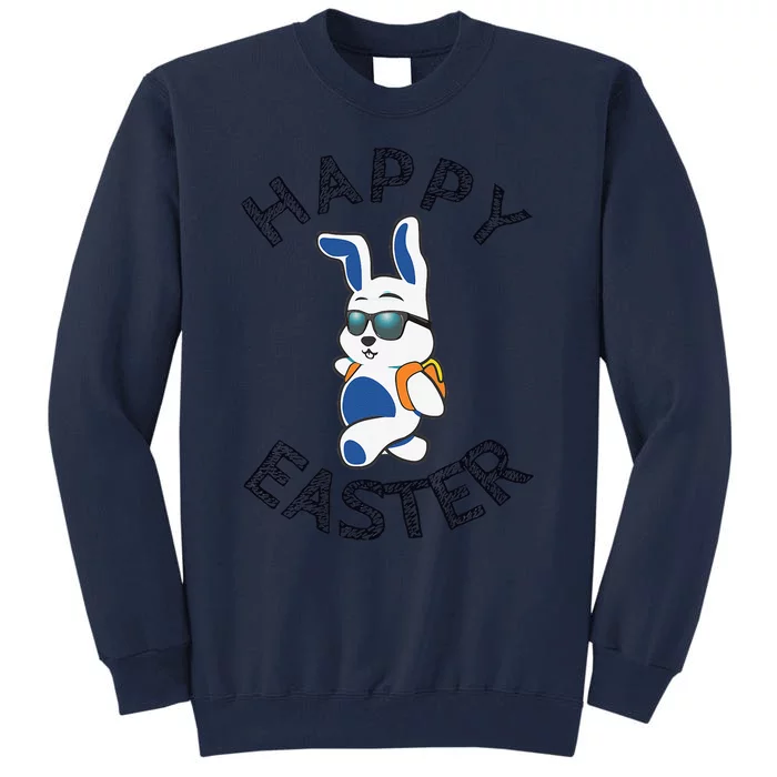 Funny Easter Gifts Top Bunny Happy Tall Sweatshirt