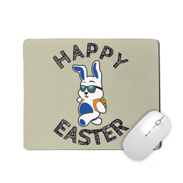 Funny Easter Gifts Top Bunny Happy Mousepad