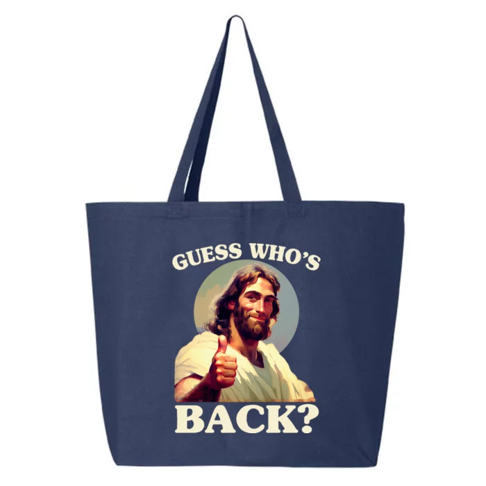 Funny Easter Guess Whos Back Jesus 25L Jumbo Tote