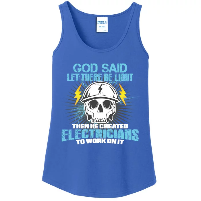 Funny Electrician Gift Electrician Gift Ladies Essential Tank