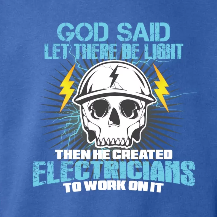 Funny Electrician Gift Electrician Gift Toddler Hoodie