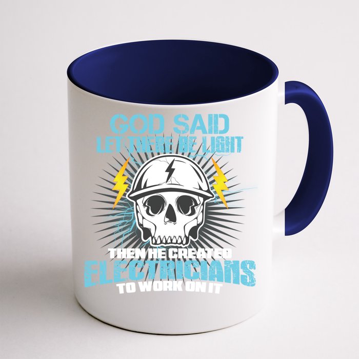 Funny Electrician Gift Electrician Gift Front & Back Coffee Mug