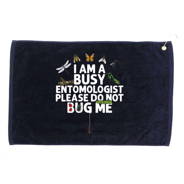 Funny Entomology Gift For Men Women Bug Lovers Grommeted Golf Towel