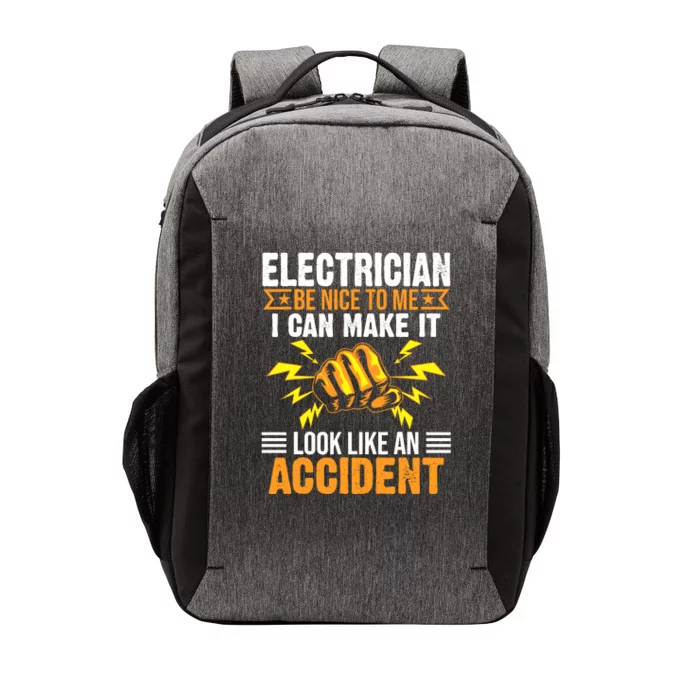 Funny Electrician Gift Cool Electrical Lineman Gag Quote Vector Backpack