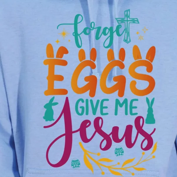 Forget Eggs Give Me Jesus Easter Sunday Resurrection Day Cool Gift Unisex Surf Hoodie