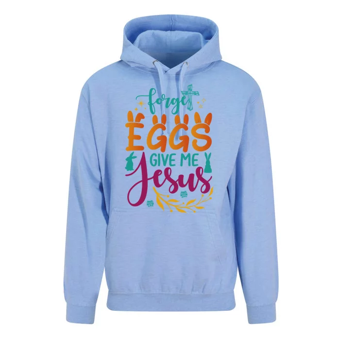 Forget Eggs Give Me Jesus Easter Sunday Resurrection Day Cool Gift Unisex Surf Hoodie