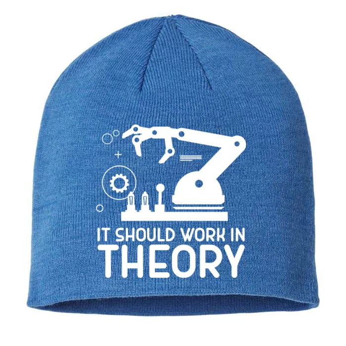 Funny Engineering Gift Robotics Student Gift Meaningful Gift 8 1/2in Sustainable Knit Beanie