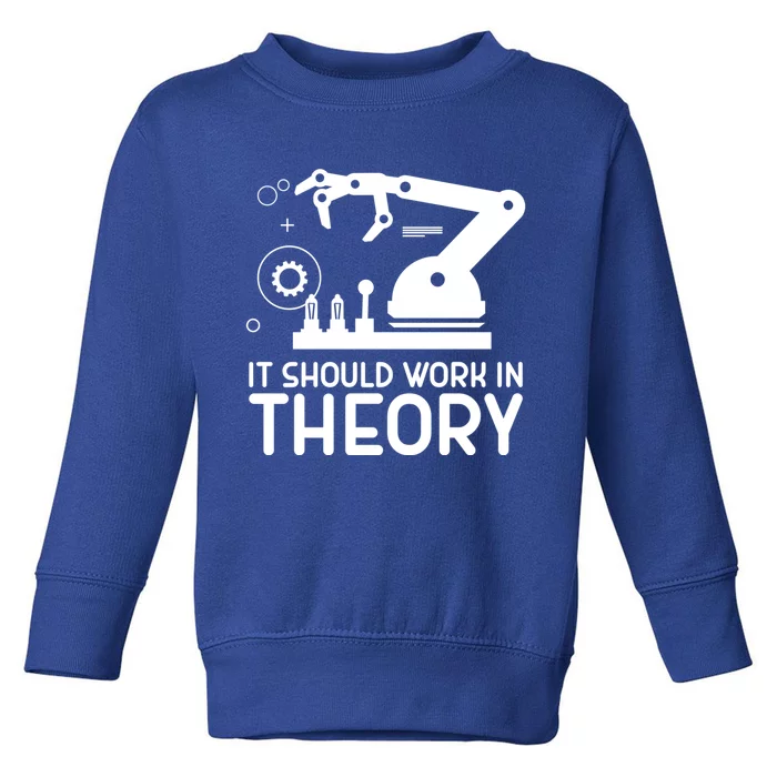 Funny Engineering Gift Robotics Student Gift Meaningful Gift Toddler Sweatshirt