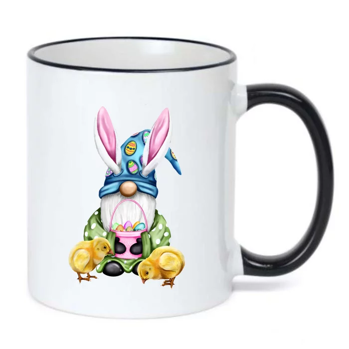 Funny Easter Gnome Black Color Changing Mug