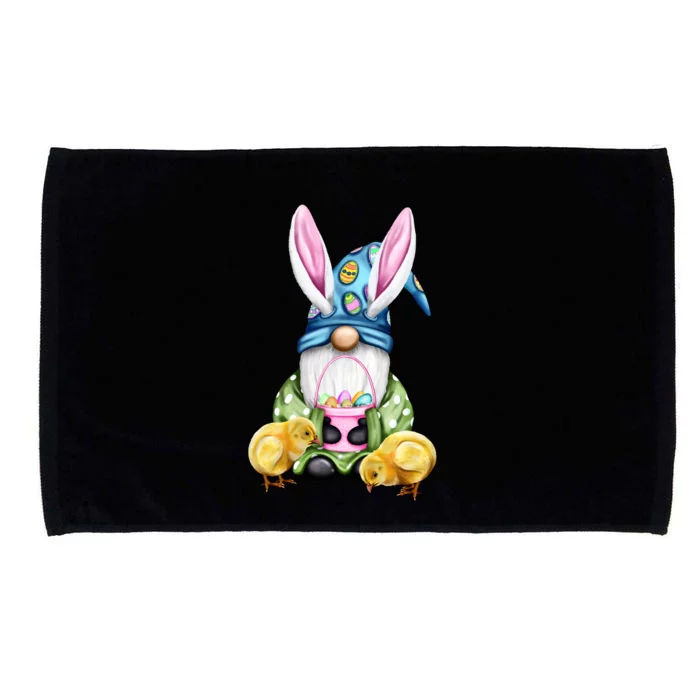 Funny Easter Gnome Microfiber Hand Towel