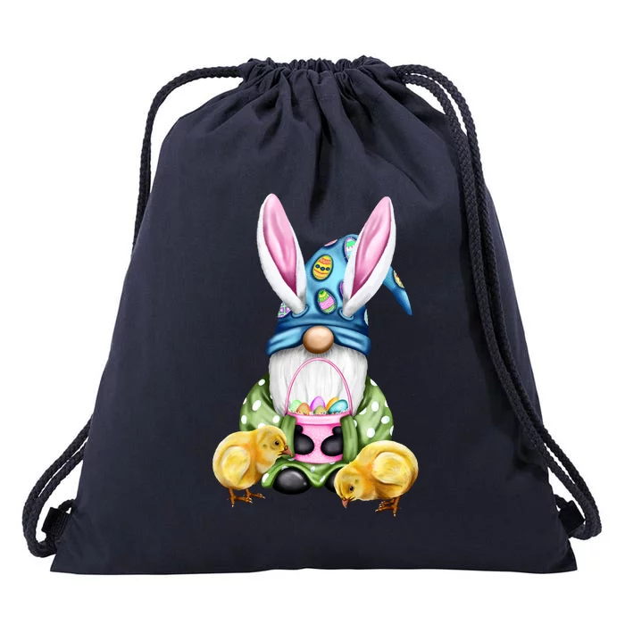 Funny Easter Gnome Drawstring Bag