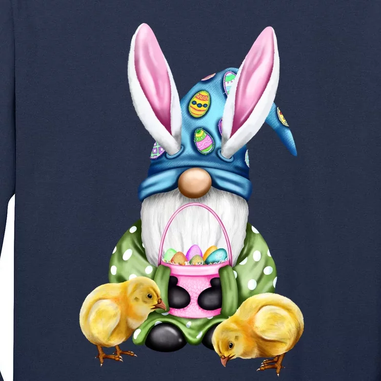 Funny Easter Gnome Tall Long Sleeve T-Shirt