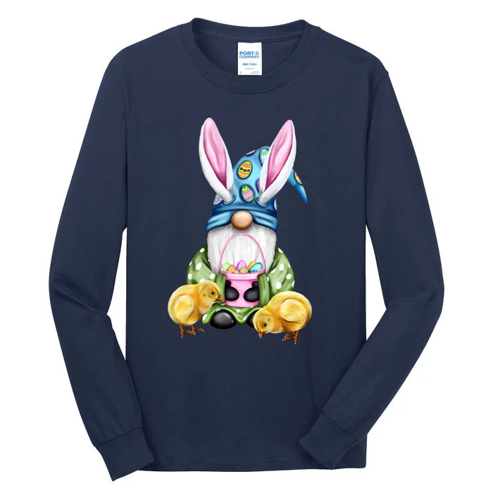 Funny Easter Gnome Tall Long Sleeve T-Shirt