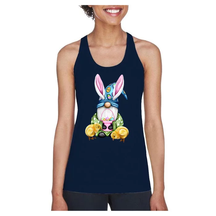 Funny Easter Gnome Women's Racerback Tank