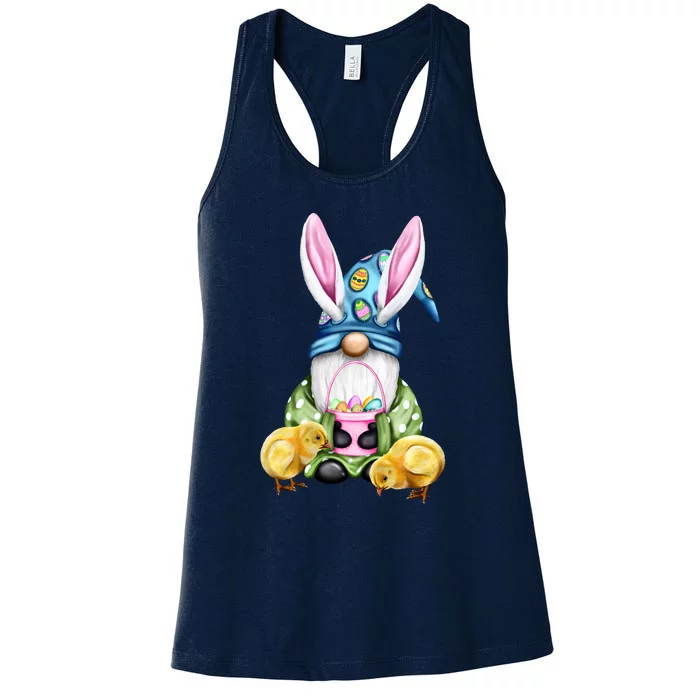 Funny Easter Gnome Women's Racerback Tank